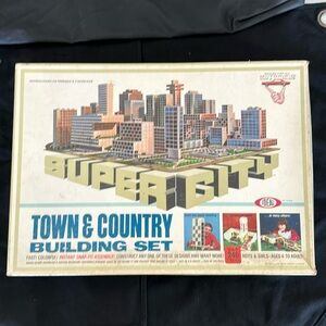 Vintage Super City Town and County building set